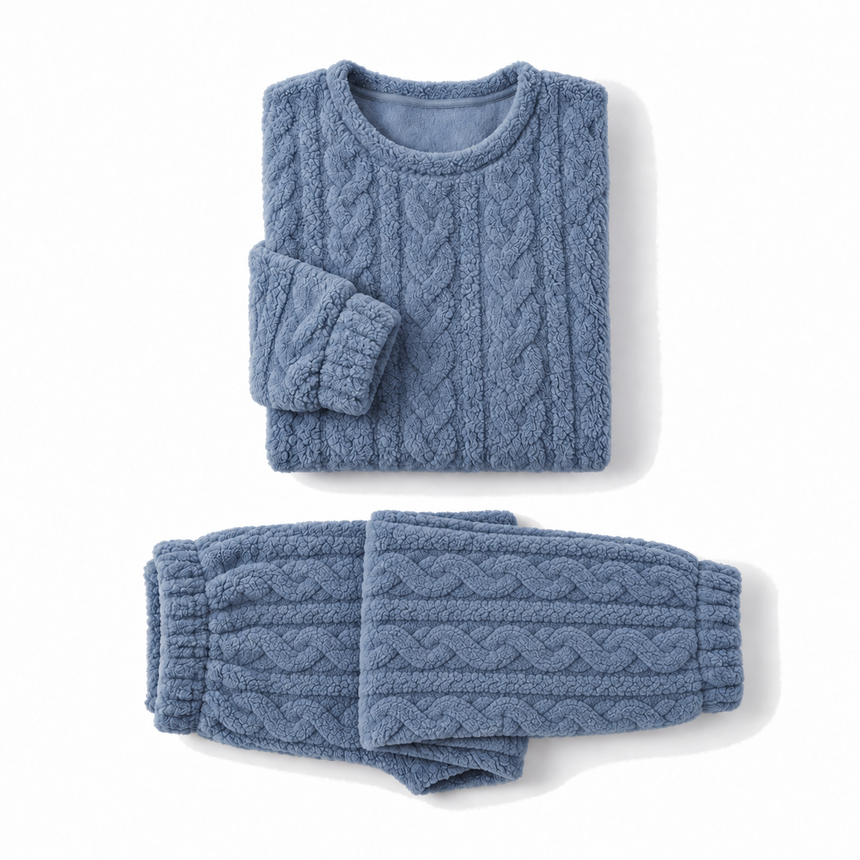 ThePJama Set in Rauchblau